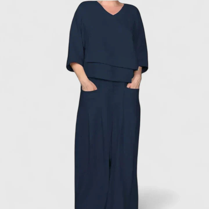 Caelira | Women’s Relaxed Linen Two Piece Set