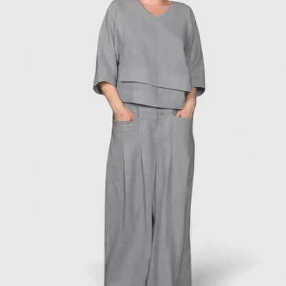 Caelira | Women’s Relaxed Linen Two Piece Set