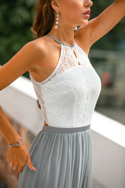 Michelle | Women’s Wedding Guest Halter Maxi Dress