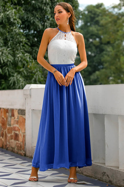 Michelle | Women’s Wedding Guest Halter Maxi Dress