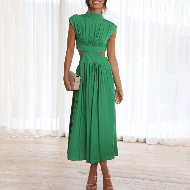 Lavan | Women’s Elegant Cutout Midi Dress