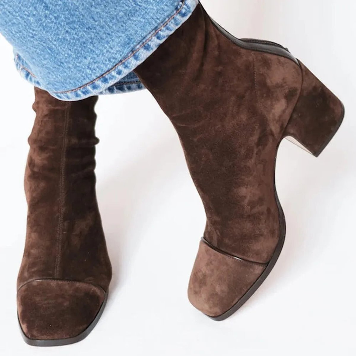 Brinley | Women’s Suede Block-Heel Boots