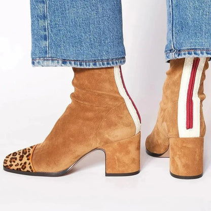 Brinley | Women’s Suede Block-Heel Boots
