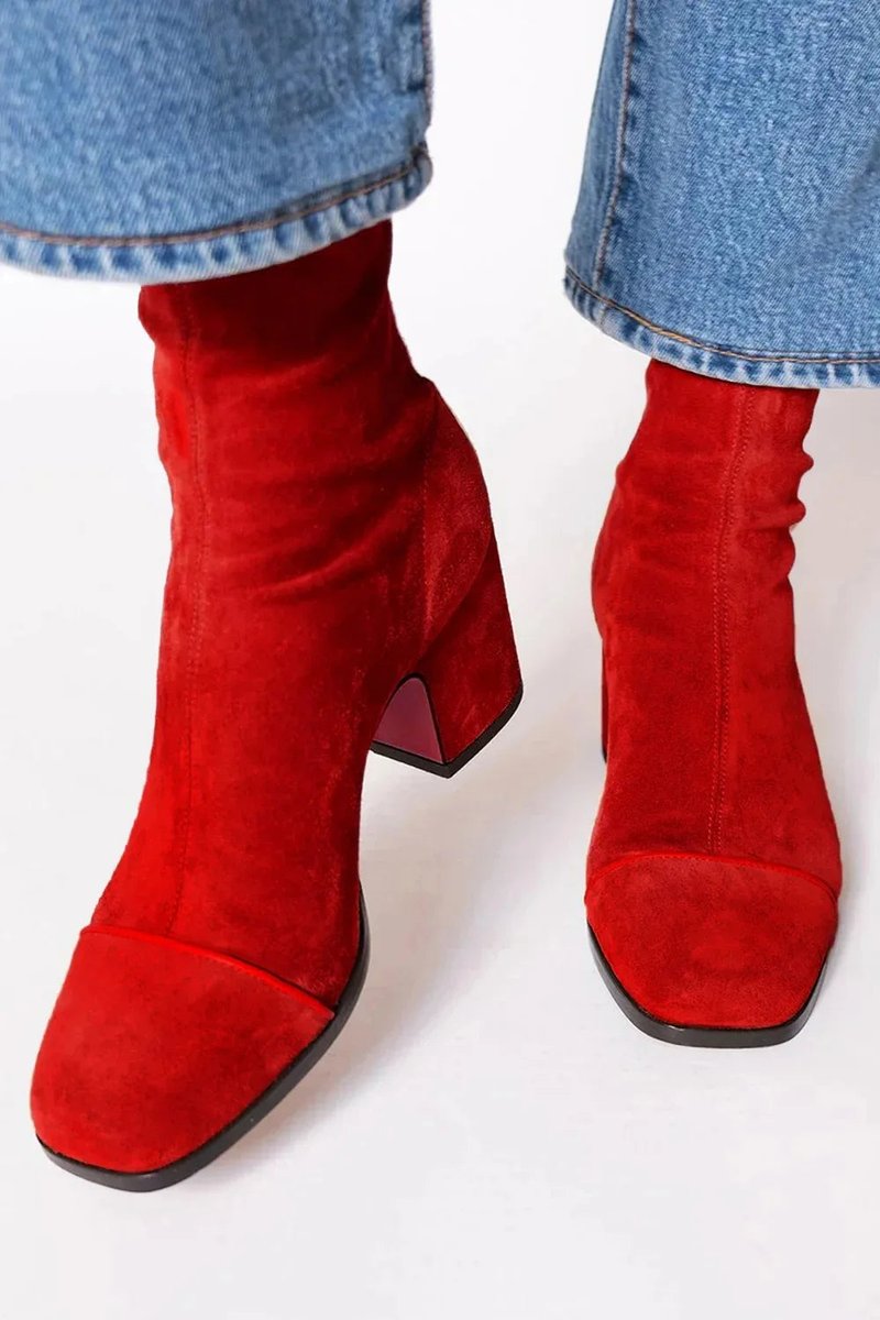 Brinley | Women’s Suede Block-Heel Boots