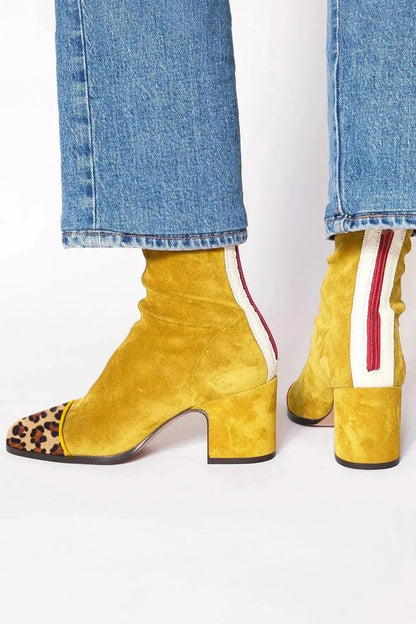 Brinley | Women’s Suede Block-Heel Boots