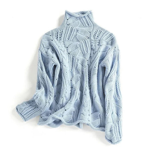 Aveline | Women’s Cable Turtleneck Sweater