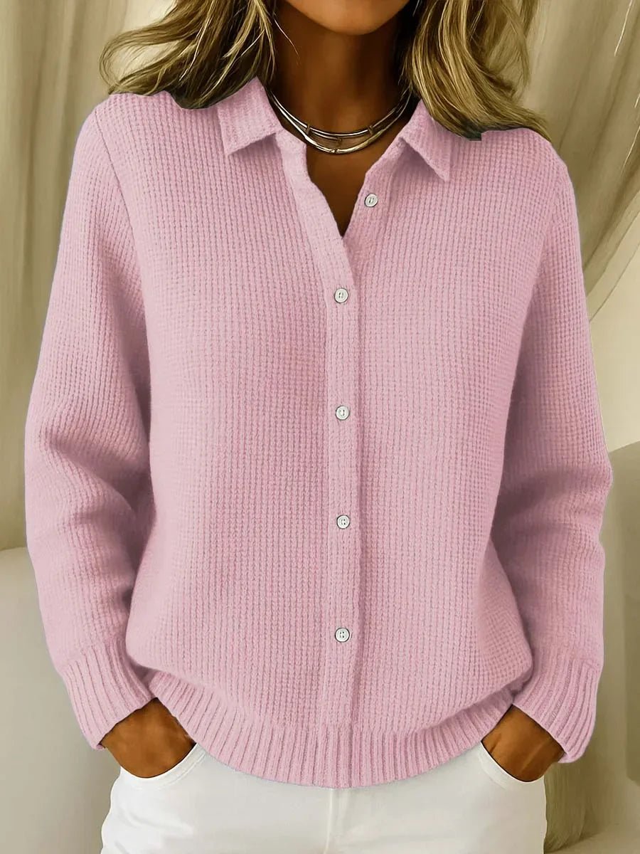 Cassidy | Women’s Collared Knit Cardigan