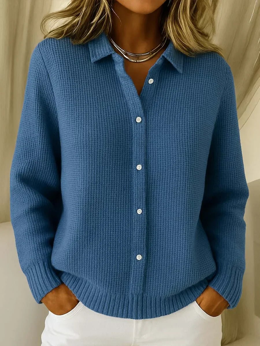 Cassidy | Women’s Collared Knit Cardigan