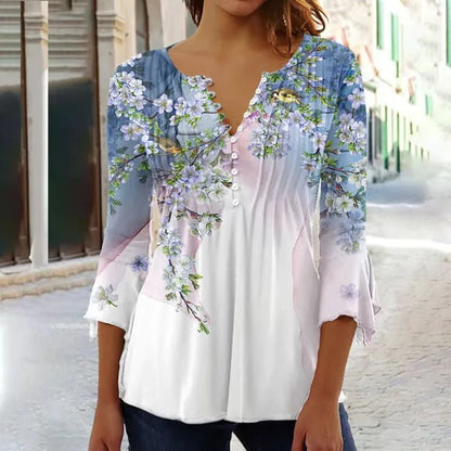 Claudette | Women’s Lace Sleeve Blouse