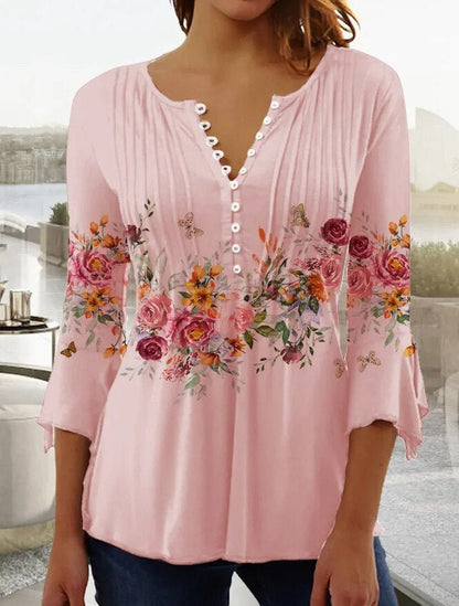Claudette | Women’s Lace Sleeve Blouse