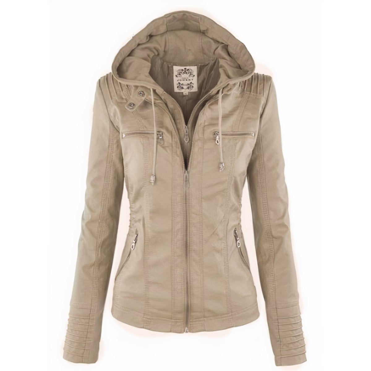Clara | Women's Hooded Moto Jacket