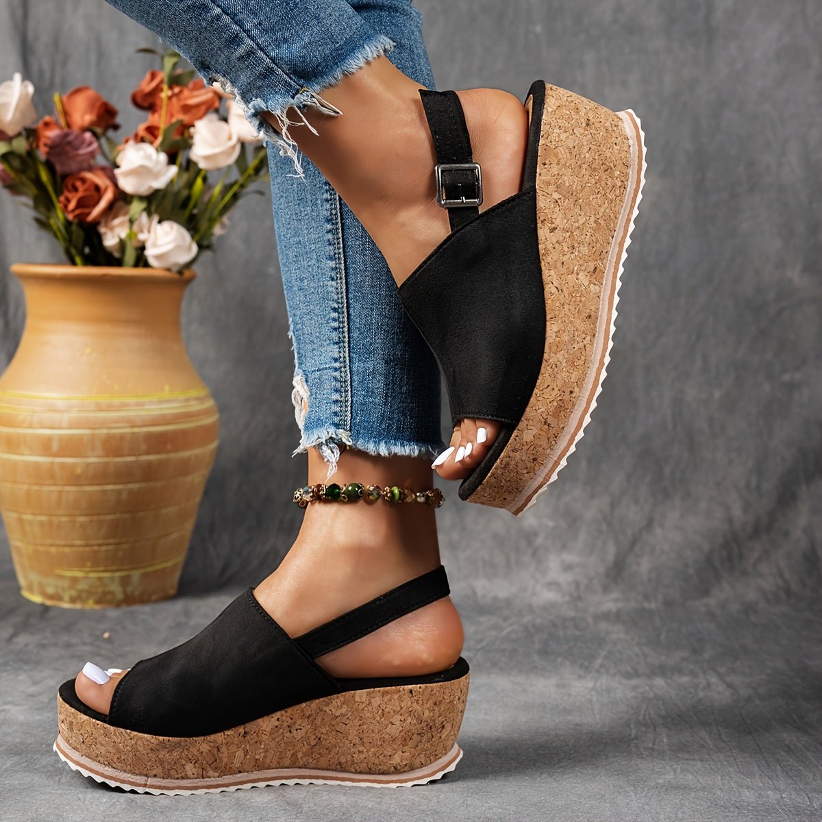 Harlowe | Women’s Cork Platform Sandals