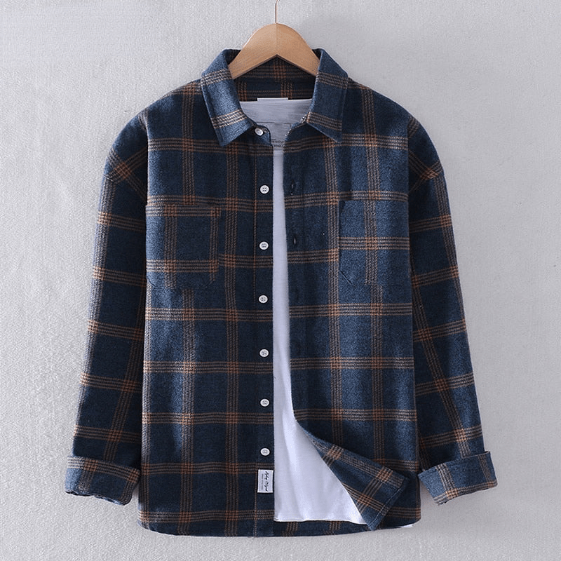 Clark | Men’s Checkered Casual Button Down Shirt