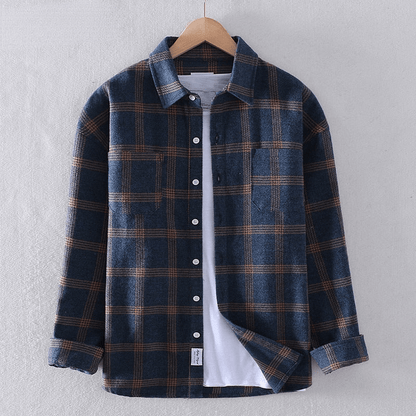 Clark | Men’s Checkered Casual Button Down Shirt