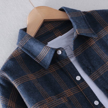 Clark | Men’s Checkered Casual Button Down Shirt