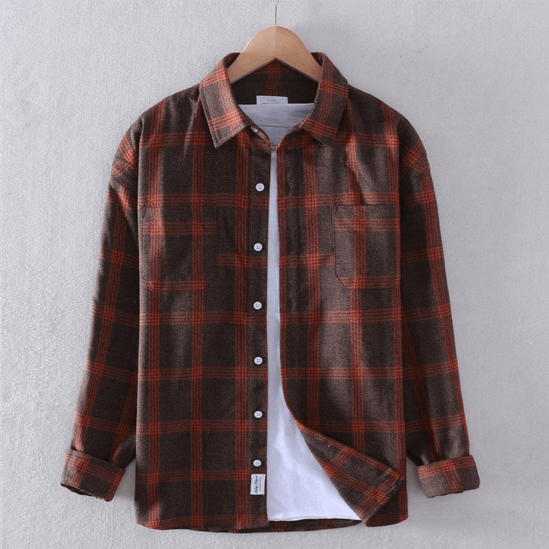 Clark | Men’s Checkered Casual Button Down Shirt