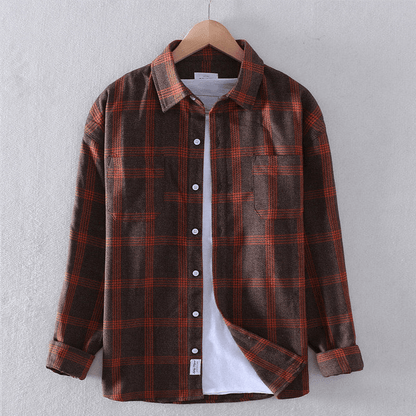 Clark | Men’s Checkered Casual Button Down Shirt
